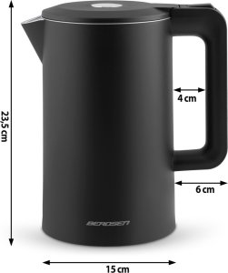 Czajnik Berdsen Czajnik elektryczny 1,7l BD-710 czarny 5