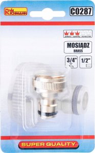 Richmann Brass nipple with internal thread 3/4" 8