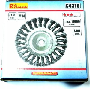 Richmann Flat spin wire brush 115 x 22.2 mm. Richmann 1