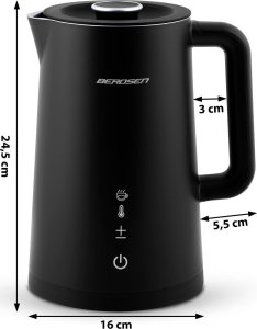 Czajnik Berdsen Czajnik elektryczny 1,7l BD-709 czarny 5