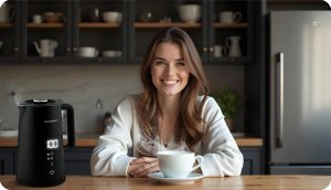 Czajnik Berdsen Czajnik elektryczny 1,7l BD-709 czarny 8