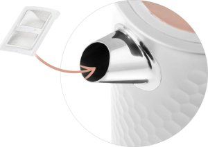 Czajnik Berdsen Czajnik elektryczny 1,7l BD-705 biało-miedziany 12