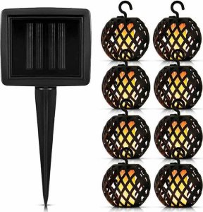 Blow 70-290# Girlanda solarna ogrodowa kule 8 led ciepły gs-01 1