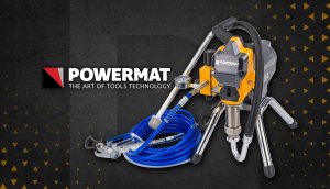 Powermat Agregat malarski hydrodynamiczny tłokowy 1300W pistolet 11