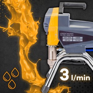 Powermat Agregat malarski hydrodynamiczny tłokowy 1300W pistolet 5