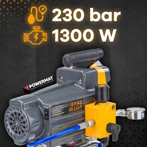Powermat Agregat malarski hydrodynamiczny tłokowy 1300W pistolet 7