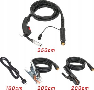 Powermat SPAWARKA INWERTOROWA MIGOMAT MIG MAG MMA FLUX TIG LIFT 200A SYNERGIA 2XDRUT 6