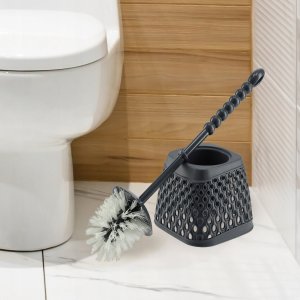 Kadax KADAX Szczotka Wc Do Toalety Plastikowa Toaletowa Uchwyt Szara 4