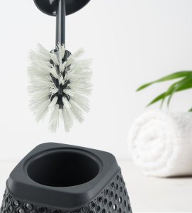 Kadax KADAX Szczotka Wc Do Toalety Plastikowa Toaletowa Uchwyt Szara 5