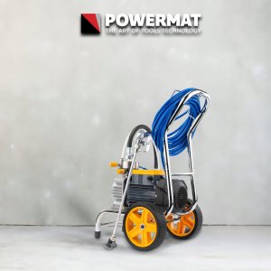 Powermat AGREGAT MALARSKI PISTOLET HYDRODYNAMICZNY 1500W WĄŻ 15M 225BAR 3X DYSZA 3