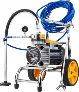 Powermat AGREGAT MALARSKI PISTOLET HYDRODYNAMICZNY 1500W WĄŻ 15M 225BAR 3X DYSZA 5
