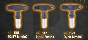 Powermat AGREGAT MALARSKI PISTOLET HYDRODYNAMICZNY 1500W WĄŻ 15M 225BAR 3X DYSZA 10