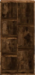 vidaXL Regał, przydymiony dąb, 50x25x105 cm 4