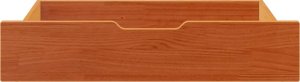 vidaXL vidaXL Szuflady pod łóżko, 2 szt., woskowy brąz, 80x55x16 cm, sosna 3