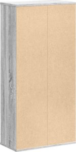 vidaXL Regał, szary dąb sonoma, 50x25x105 cm 6