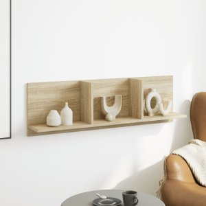 vidaXL vidaXL Półka ścienna, 100x16,5x30 cm, dąb sonoma 3
