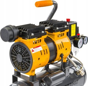 Sprężarka Powermat KOMPRESOR BEZOLEJOWY 6L SPRĘŻARKA 8 BAR 150l/min 230V SEPARATOR CICHY 59dB 2