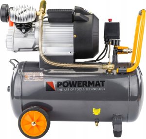 Sprężarka Powermat KOMPRESOR OLEJOWY 50L SPRĘŻARKA 8 BAR 392 l/min 230V TŁOKOWY MOBILNY PM-KO-50T-V2 11