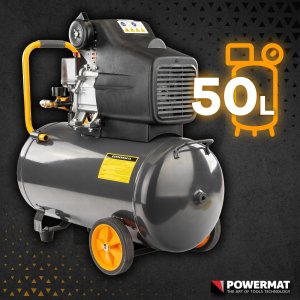 Sprężarka Powermat KOMPRESOR OLEJOWY 50L SPRĘŻARKA 8 BAR 206 l/min 230V 8