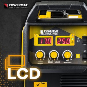 Powermat SPAWARKA INWERTEROWA INWERTOROWA MIGOMAT PÓŁAUTOMAT MIG MAG MMA TIG 250A PM-IMGT-250L 4