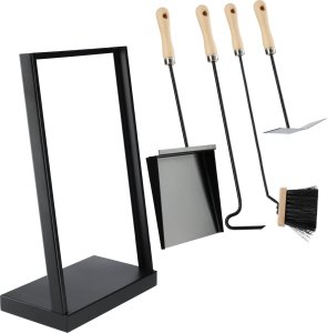 Kadax Zestaw Kominkowy Narzędzia Akcesoria Kominka Pogrzebacz Przybory 5w1 5