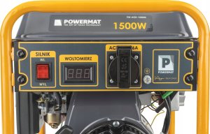 Agregat Powermat Agregat PRĄDOTWÓRCZY Inwertorowy Generator 1500W PM-AGR-1500IM 8