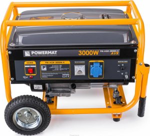 Agregat Powermat Agregat prądotwórczy 3000W AVR na kołach PM-AGR-3000M-K 11
