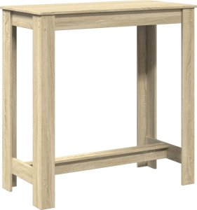 vidaXL Stolik barowy, dąb sonoma, 102x50x103,5 cm 6
