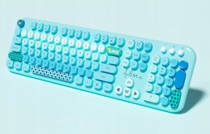 Klawiatura + mysz Mofii Bezprzewodowy zestaw klawiatura + mysz MOFII Lovely 2.4G (Niebieski) 3