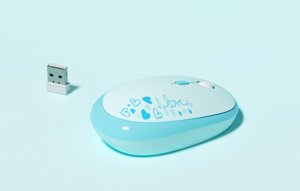 Klawiatura + mysz Mofii Bezprzewodowy zestaw klawiatura + mysz MOFII Lovely 2.4G (Niebieski) 4