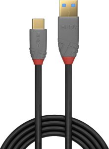 Kabel USB Lindy USB-C - USB-A 3 m Czarny (3m USB 3.2 Type A to C Cable,) 2