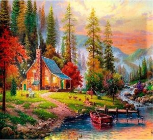 Norimpex Mozaika diamentowa 5D - Jesień 40x30cm 1