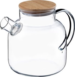 Kadax KADAX Szklany dzbanek z bambusową pokrywką 1.5L 3