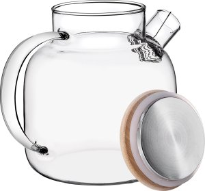 Kadax KADAX Szklany dzbanek z bambusową pokrywką 1.5L 7