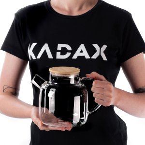 Kadax KADAX Szklany dzbanek z bambusową pokrywką 1.5L 8
