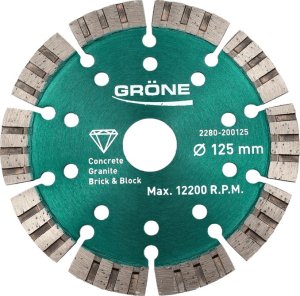 Grone Tarcza diamentowa segmentowa Turbo 125mm GDBST-PRO 1