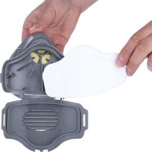 Rosfix MASKA PÓŁMASKA MALARSKA Z FILTREM KN95 WYGODNA REGULOWANA DO AGREGATU HQ 10