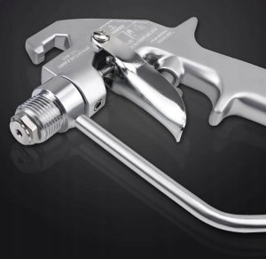 Rosfix Rosfix Pistolet malarski Rosfix UltraSpray ze spustem 2-palcowym PM2PRUS04 z osłoną+Dysza malarska Rosfix Hi-Flow 629 3
