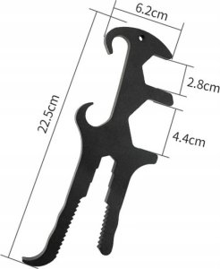 Rosfix MULTIFUNKCYJNY KLUCZ DO AGREGATU MALARSKIEGO DO WĘŻA WIADRA ZAWORU OSŁONY 7