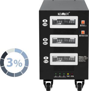 Kemot Automatyczny trójfazowy stabilizator napięcia  KEMOT PROavr-30k 10