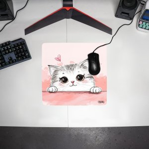 Podkładka Tilt DUŻA PODKŁADKA POD MYSZKĘ Kitty Catty 30x30 TILT Dla gracza Duża XL 3
