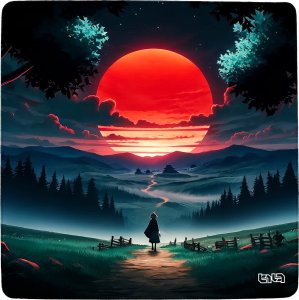 Podkładka Tilt PODKŁADKA POD MYSZ MYSZKĘ Adventure Road 30x30 TILT Wytrzymała Gamingowa 6