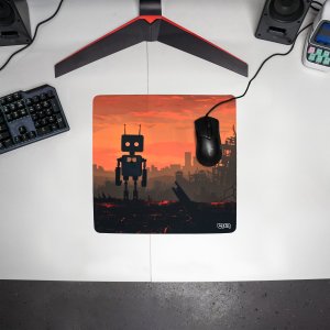 Podkładka Tilt PODKŁADKA POD MYSZ GAMINGOWA Death and Robots 30x30 TILT Prezent XXL 3