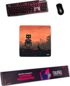 Podkładka Tilt PODKŁADKA POD MYSZ GAMINGOWA Death and Robots 30x30 TILT Prezent XXL 5