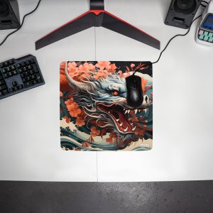 Podkładka Tilt PODKŁADKA POD MYSZ MYSZKĘ Chiński Smok 30x30 TILT Wytrzymała XL Duża 3