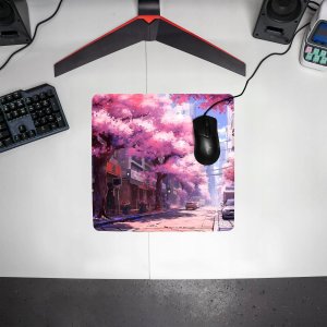 Podkładka Tilt PODKŁADKA POD MYSZ MYSZKĘ Sakura City 30x30 TILT Wytrzymała Prezent Duża 3