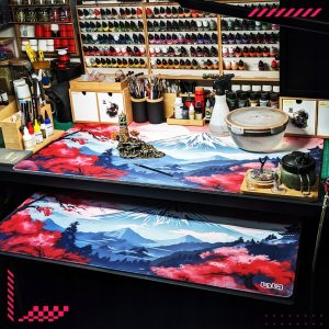 Podkładka Tilt PODKŁADKA POD MYSZ MYSZKĘ Sakura City 30x30 TILT Wytrzymała Prezent Duża 8