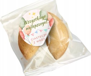 MagiaCiast Ciasteczka z Wróżbą Wszystkiego Najlepszego Chińskie Ciasteczka 50 szt 2
