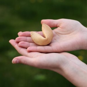 MagiaCiast Chińskie Ciasteczka z wróżbą Dziękuję dla gości Ciasteczka Szczęścia 100szt 2