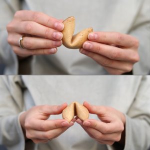 MagiaCiast Chińskie Ciasteczko Szczęścia z Wróżbą Podziękowanie za Przybycie 100 szt 2